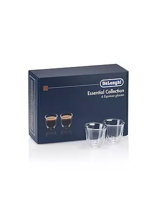 DELONGHI | Espressoglas 6er Set doppelwandig DLSC300 | 